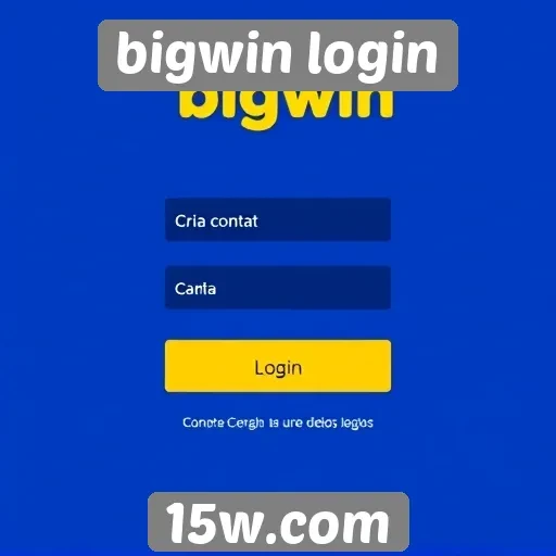 como criar uma conta no bigwin login