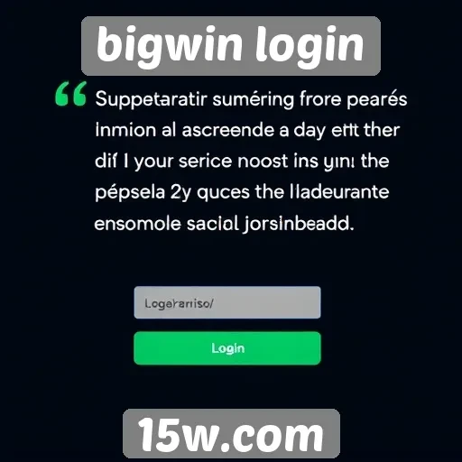Feedback dos usuários sobre a experiência no Bigwin login